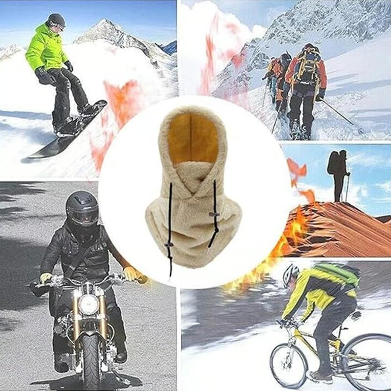 Sherpa Hood Sports Windproof Warm Hat Ski Mask