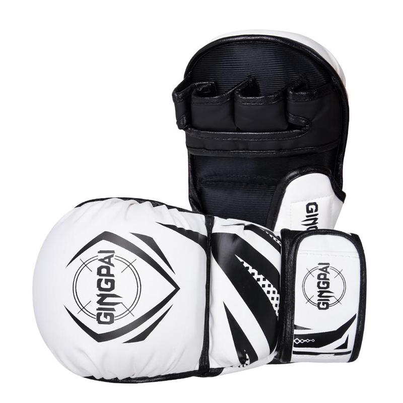 Half Finger Boxing Gloves, 1 Pair Professional MMA Boxing Gloves, Thickened Muay Thai Fighting Gloves, Boxing Equipment for Men & Women