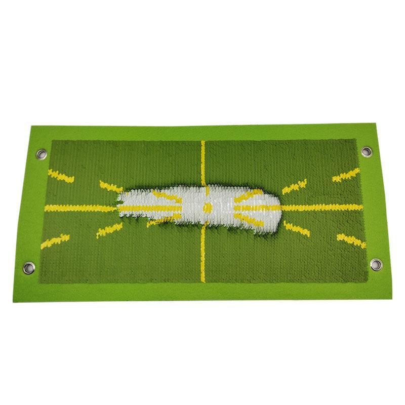 Indoor Golf Practice Mat, Outdoor Golf Swing Practice Pad with Stakes and Carabiner Clip, Golf Swing Training Pad, Outdoor Golf Practice Mat, Ball Sports Equipment, Summer Gift, Christmas Gift