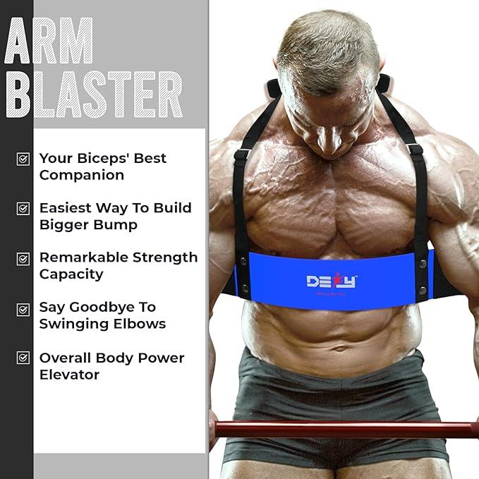 DEFY Bicep Arm Blaster- Arm Blaster for Biceps & Triceps, Workout Bicep Curl Blaster, DEFY Bicep Isolator Arm Blaster- Arm Blaster for Biceps & Triceps Men and Women, Bicep Curl Blaster - Available in Different Colors