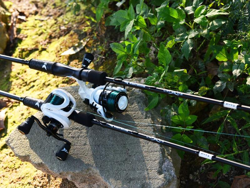 KastKing Crixus Baitcasting Reel and Rod Combos IM6 Graphite Blank Rods,SuperPolymer Handle