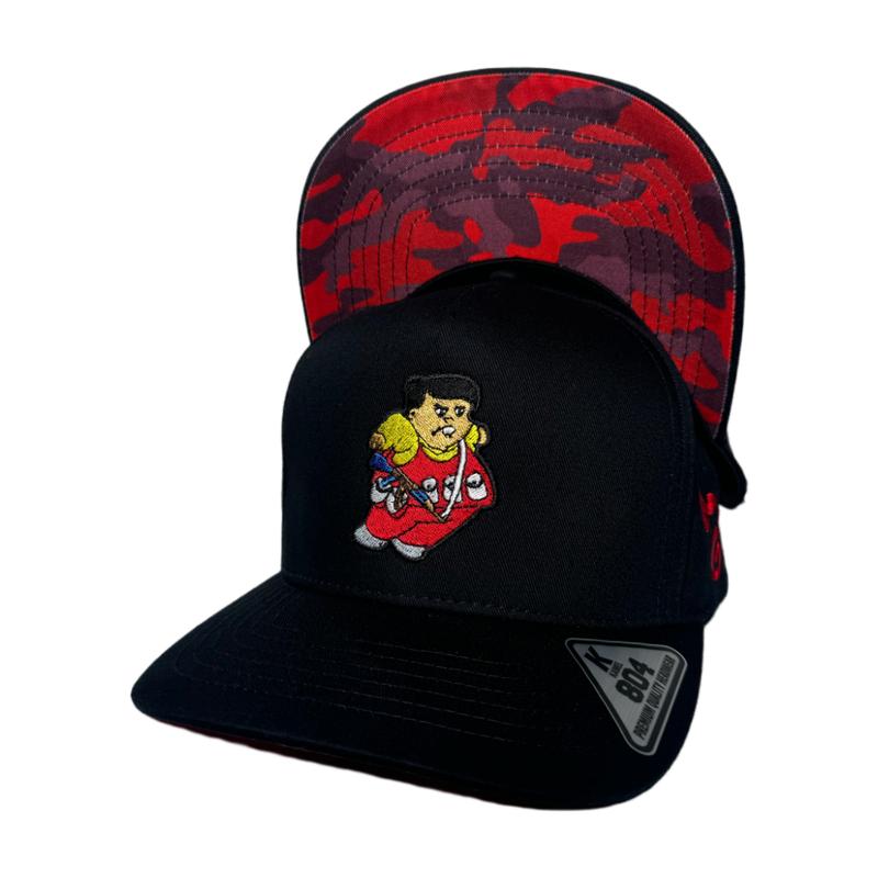 CUSTOM NANO HATS UNIVERSALES AJUSTABLES VISERA ROJA