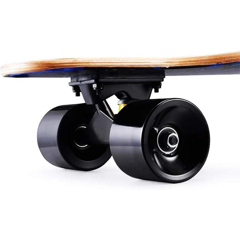 31 Inch Small Longboard Carving Cruising Skateboard for Kids Teens Adults