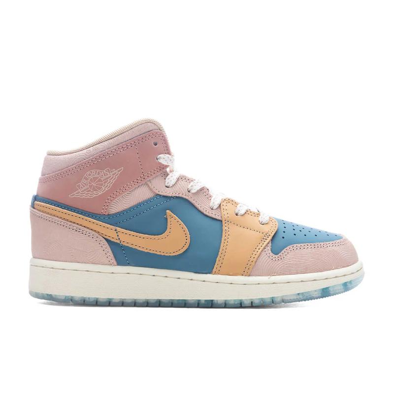 Nike Air Jordan 1 Mid SE Zen FN7452-400 Youth Womens Fashion Sneakers New