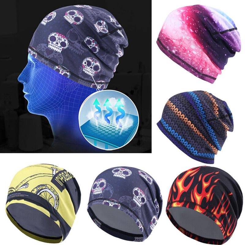 Winter Skull Caps Fleece Warm Beanie Cap Cycling Helmet Liner Hat for Men Women