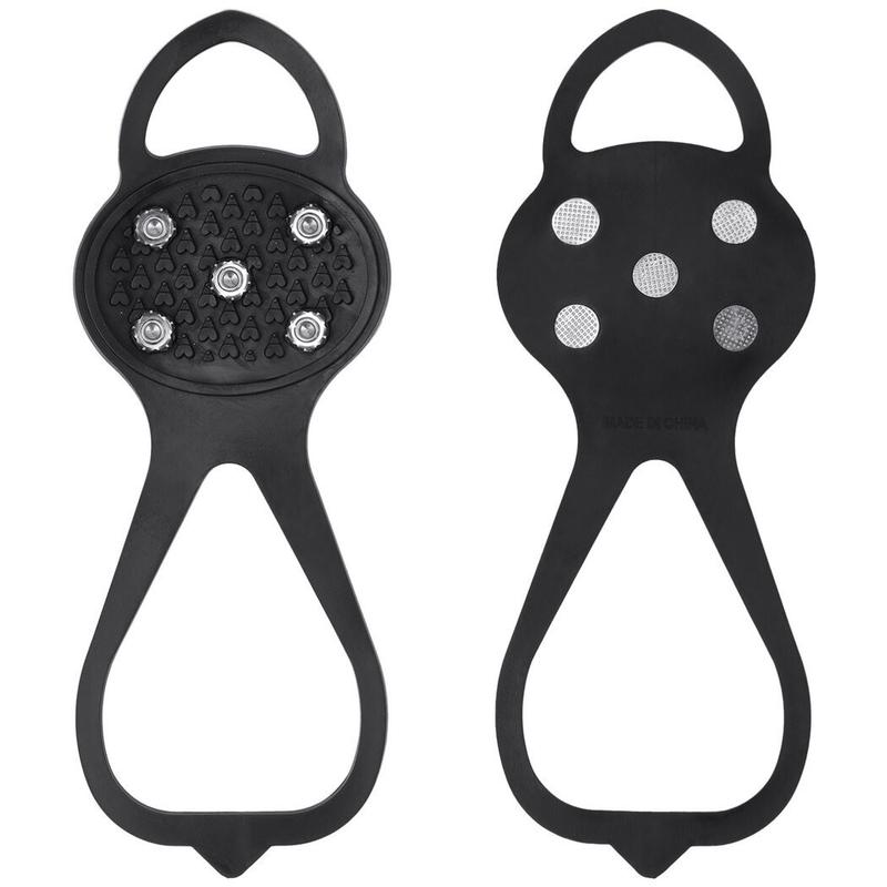 Universal Non-Slip2PCS Gripper Spikes,Durable Cleats with Good Elasticity,Easy to Pull On or Take Off,Suitable for All Type of Shoes,Perfect for Winter Sports