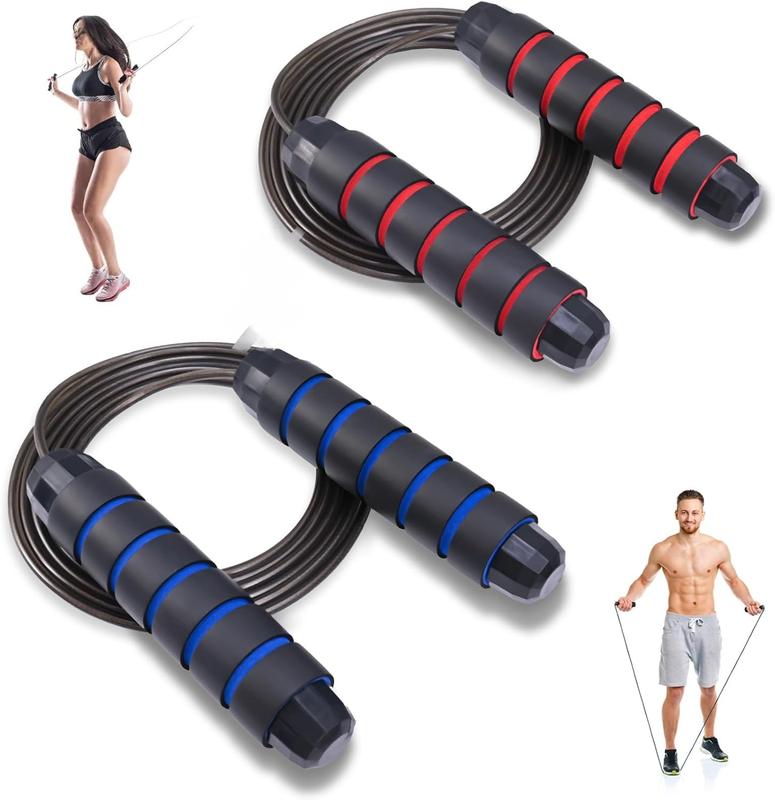 Jump Rope for Women Men , Adjustable Skipping Rope with Ball Bearings, Professional Jumping Rope with  Handles, Tangle-Free Rapid Speed Jump Ropes for Fitness Workout Boxing Exercise