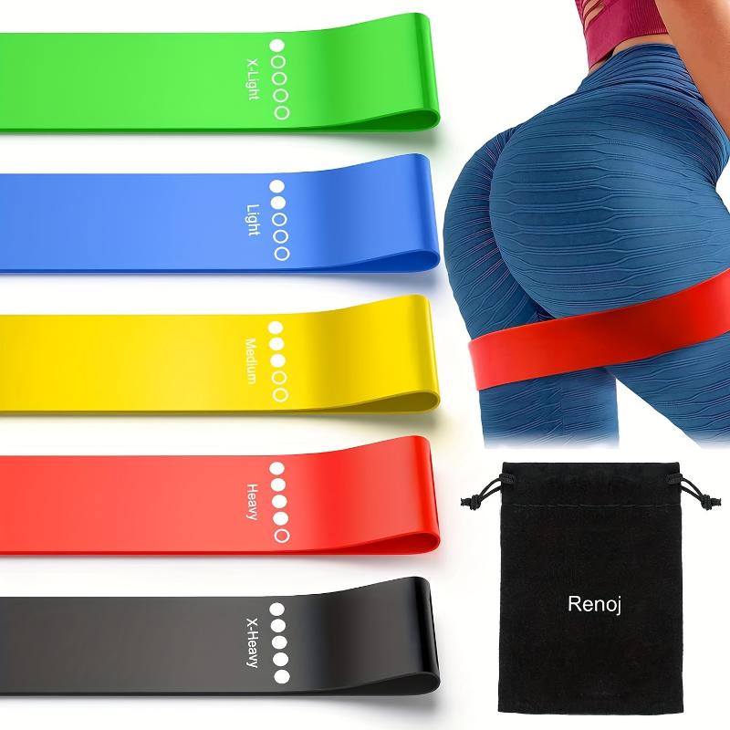 10pcs Resistance Bands, Exercise Workout Bands For Women And Men Stretch Bands For Booty Legs, Pilates Flexbands