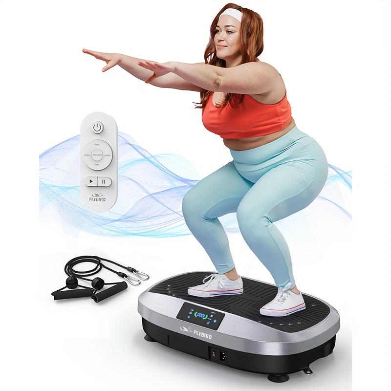 Fitness Stepper Flybird Vibration Board-4D and Oscillation Two Types of Vibrating Platform, Full Body Exercise Vibration Board Exercise Machine for Bone Density Construction and Lymphatic Drainage