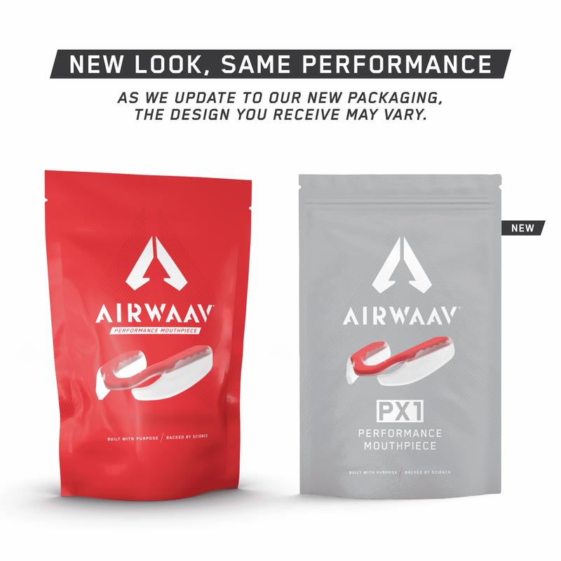 AIRWAAV PX1 Performance Mouthpiece, Increase Breathing Performance for Crossfit, Weightlifting, Running and more!