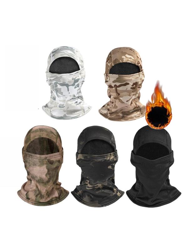 Outdoor Camo Balaclava Face Mask, Breathable Full Face & Neck Protective Gear for Outdoor Adventure, Cycling & Motorcycle Face Mask