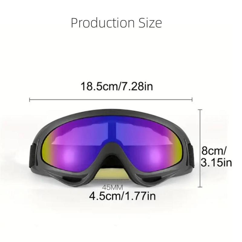 Ski Goggles, Windproof & Dustproof Sports Goggles, Outdoor Sports Goggles for Cycling, Motorcycle, Skiing, Snowboarding