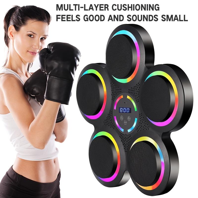 Intelligent Music Boxing Machine, Wall Mounted Boxing Machine, Height Adjustable, LED Intelligent Counting, 9 Modes For Speed Adjustment, 984.25 Inch Wireless Mobile Music Connection, With Boxing Gloves, Sports Music Boxing Trainer