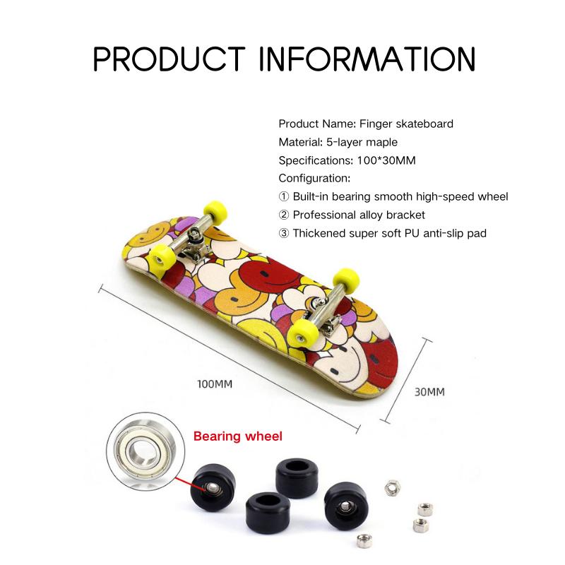 High-quality finger skateboard, exercise finger flexibility, free repair tools