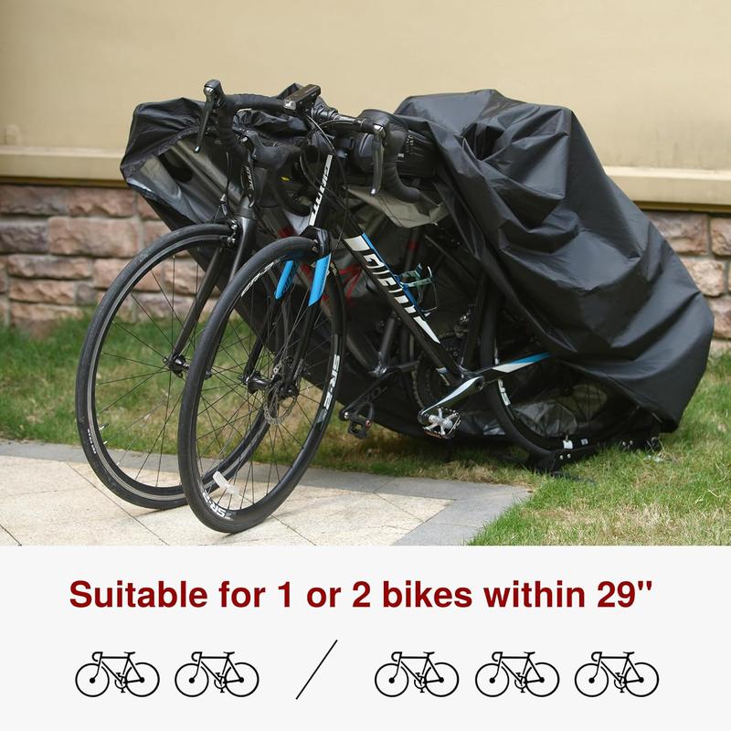 The  Bike Cover Outdoor Waterproof Bicycle Covers Rain Sun UV Dust Wind Proof with Lock Hole for Mountain Road Electric Bike