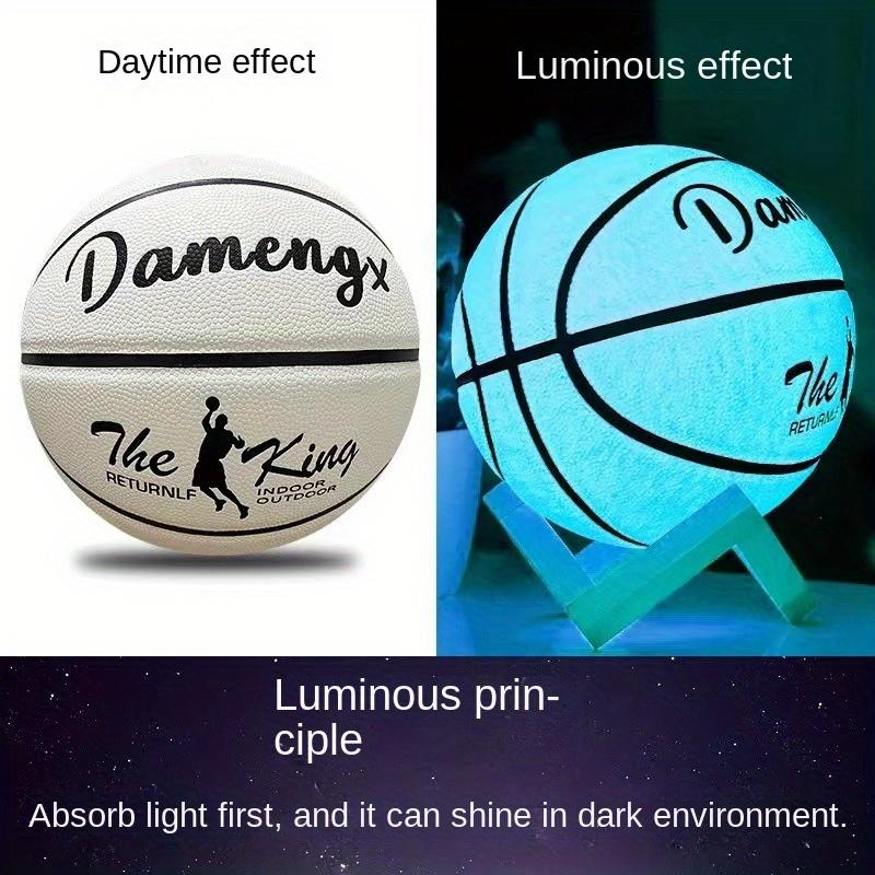 Luminous Basketball, PU Soft Leather Outdoor Wear-resistant Non-slip Basketball