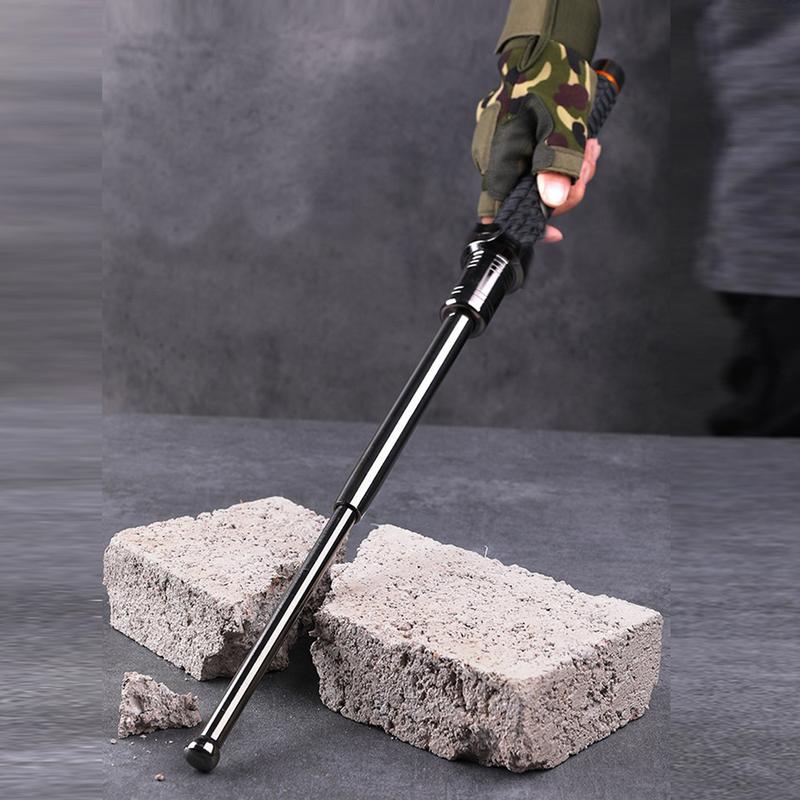 High - hardness alloy steel, collapsible, portable, hiking stick Durable Trekking Retractable Durable Black Trekking Poles for Balance