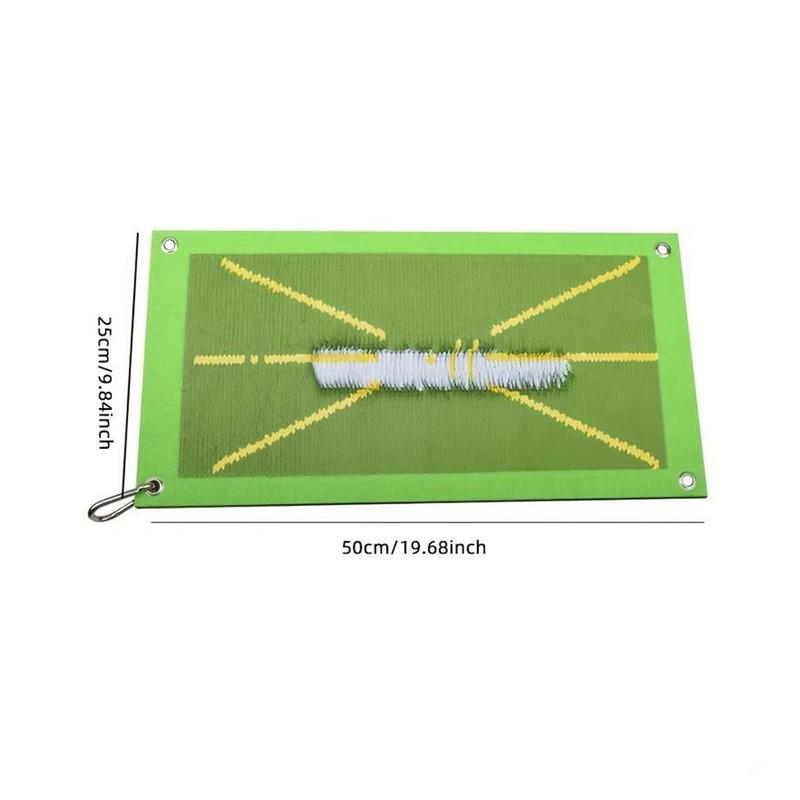 Golf Training Mat, 1 Count Golf Swing Practice Pad, Swing Detection Batting Mat, Indoor Outdoor Golf Training Equipment