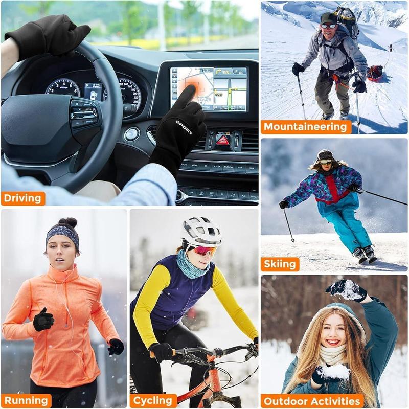 Winter Gloves for Women Men Cold Weather, 14°F Winter Cycling Gloves for Men Women with Touchscreen Fingers, Waterproof Thermal Gloves#Christmas, New Year Gift #WARM