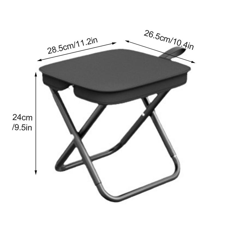 Foldable Camping Stool, Outdoor Folding Stool, Portable Lightweight Chair for Camping, Hiking, Fishing, Travel, Camping Furniture