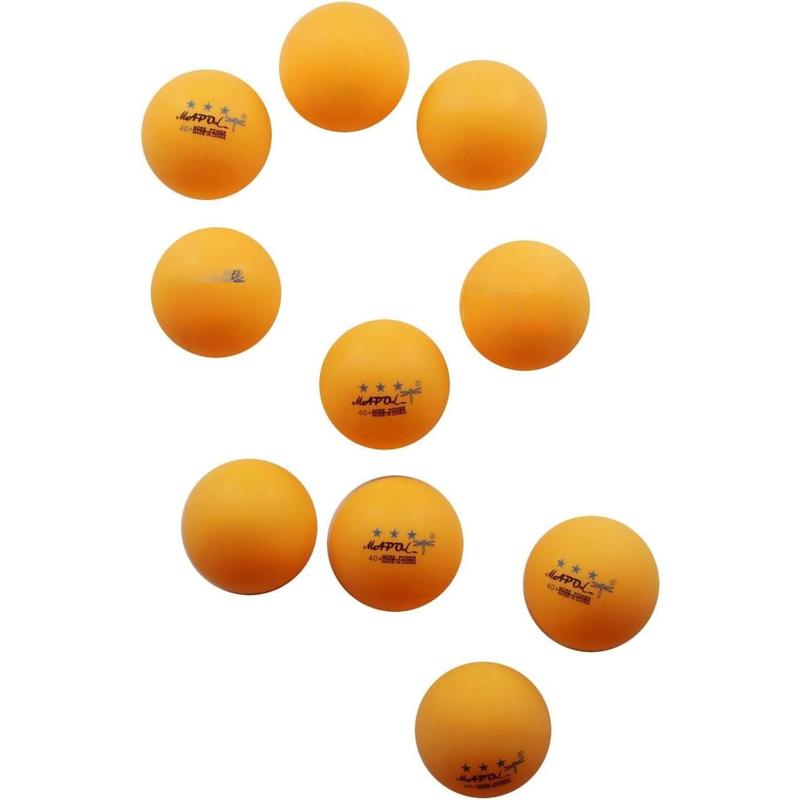 50- Pack Orange 3-Star Premium Ping Pong Balls Bulk,Advanced  Table Tennis Ball