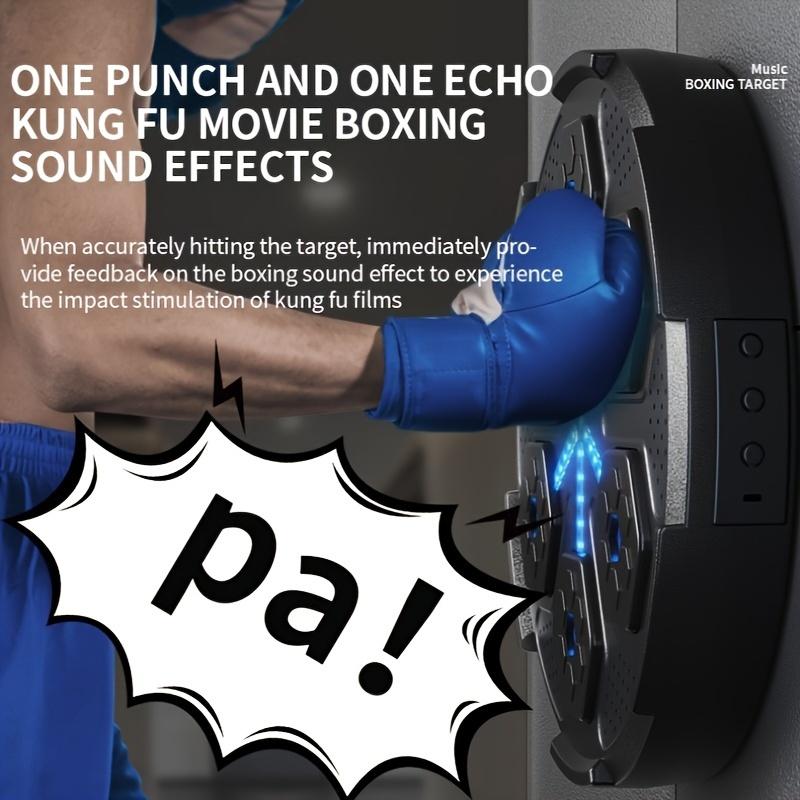 Smart Music Boxing Machine With Boxing Gloves, Wall Mounted Focus Agility Training Target, Music Boxing Machine, Workout Machine For Adult