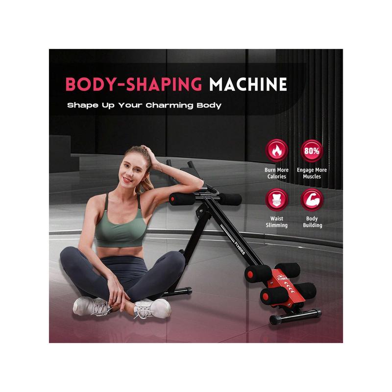 Core & Abdominal Trainers AB Workout Machine Home Gym Strength Training Ab Cruncher Foldable Fitness Equipment