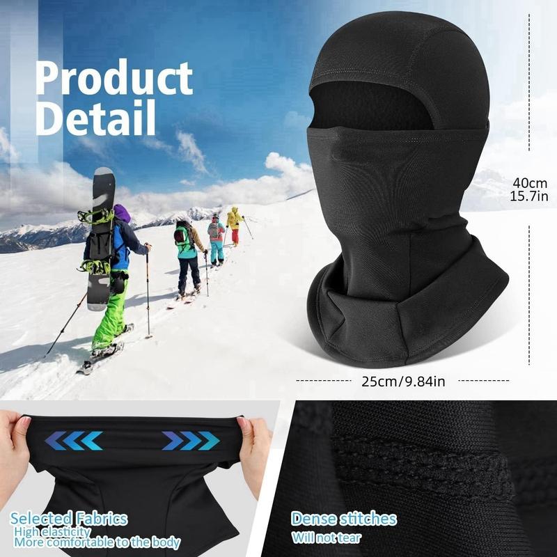 Balaclava Face Mask, Windproof Breathable Full Face Mask for Men & Women, Sports & Outdoor Hats for Skiing, Snowboarding, Motorcycle