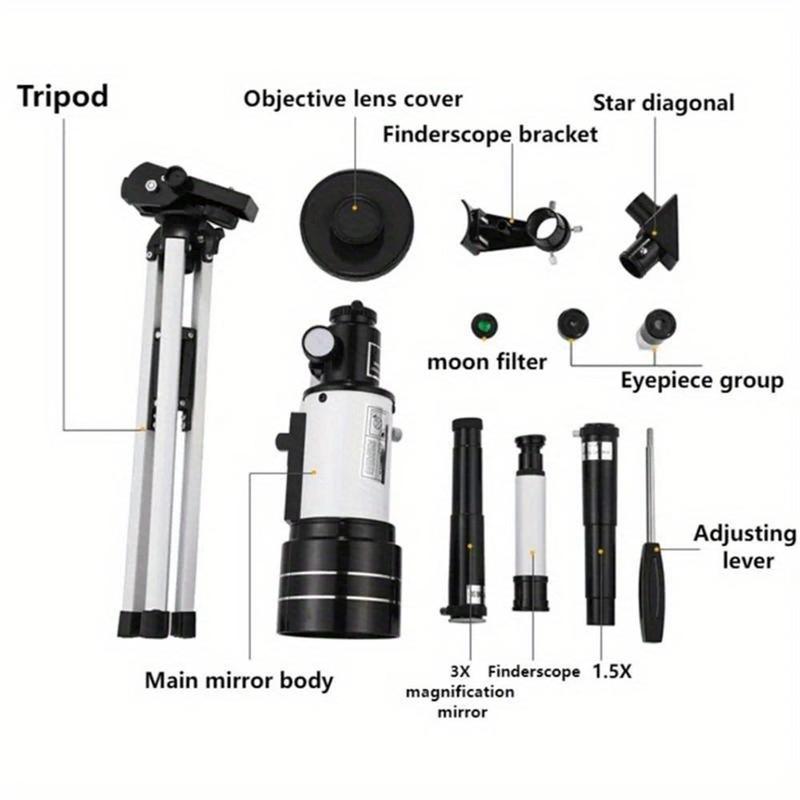 Astronomical Telescope, Professional Moon Observation High Power HD Outdoor Telescope, Optical Instrument for Outdoor Camping Hiking