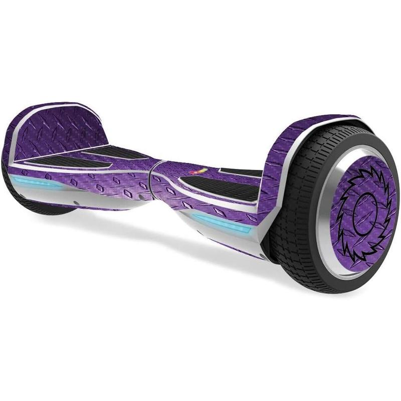 Carbon Fiber Skin for Razor Hovertrax 1.5 Hoverboard - Purple Board | Protective, durable textured carbon fiber surface | Easy to apply, remove and change styles |