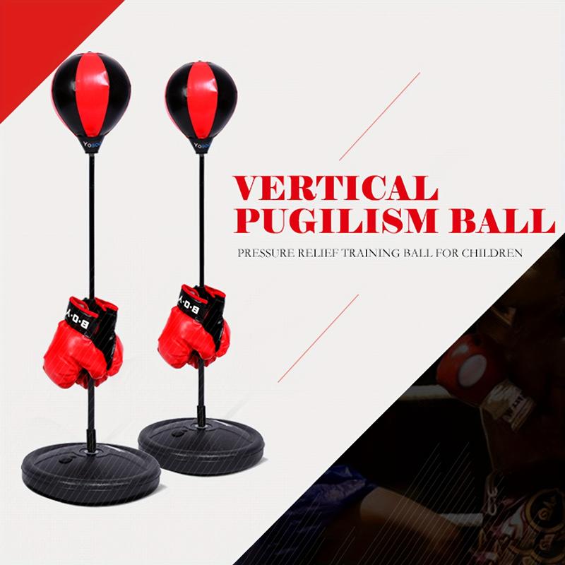 Boxing Ball Set, Punching Ball, Boxing Speed Balls, Adjustable High Punching Ball Bag Speed Boxing Sports Set With Gloves - For Boxing Training & Fitness - Suitable for Beginners & Professionals - Great Gift for Boxing Enthusiasts boxing accessory