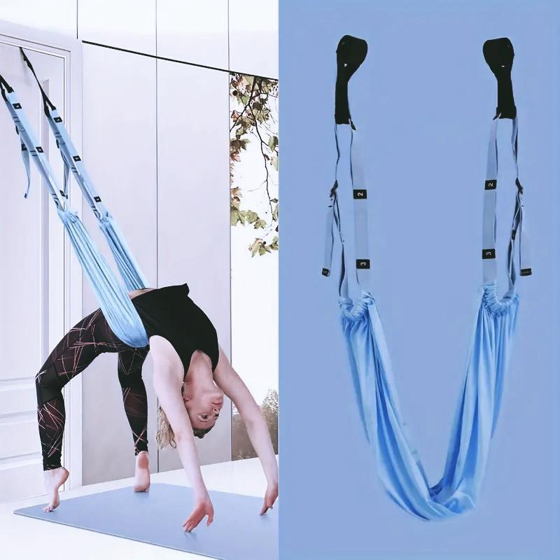 Yoga Hammock Swing, Inversion Exercises, Improved Flexibility Core Strength, Fitness Equipment for Home Gym