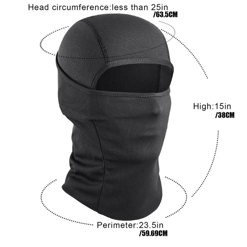 Christmas Balaclava Ski Full Face Mask, Motorcycle Cycling Snowboarding Breathable Face Mask, Neck Cover, Quick Dry Anti UV Absorb Sweat