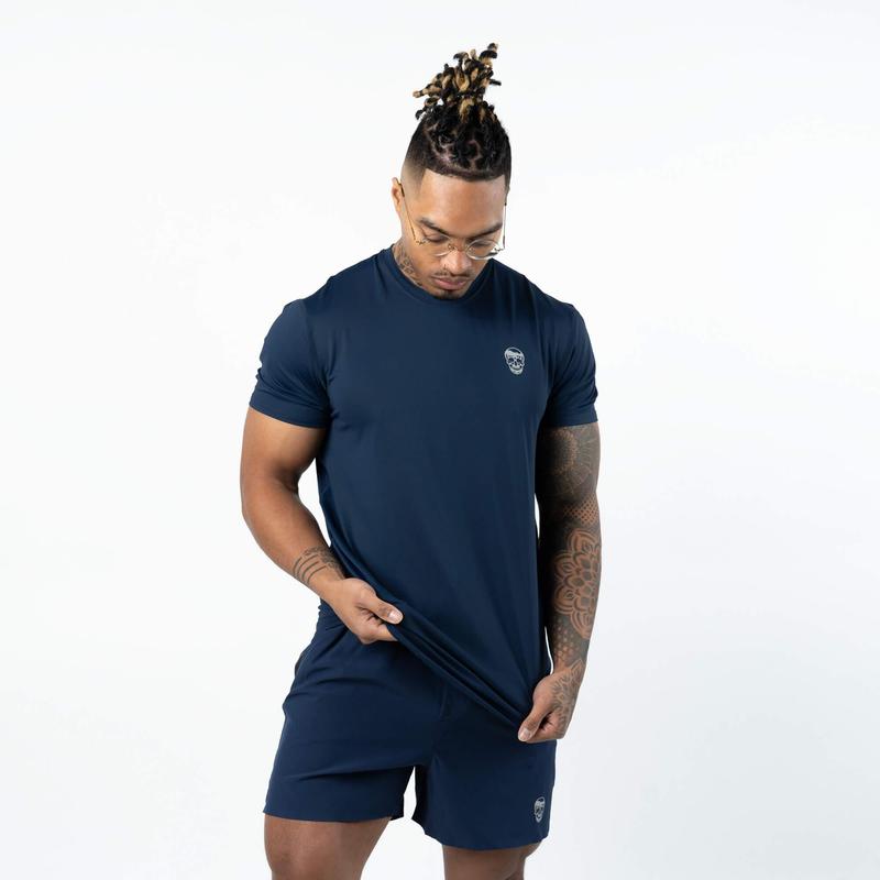 Gymreapers Performance Short Sleeve Shirts Moisture Wicking - Fitted Upper Body, Loose On The Tummy - Breathable, Lightweight Workout Shirt For Men