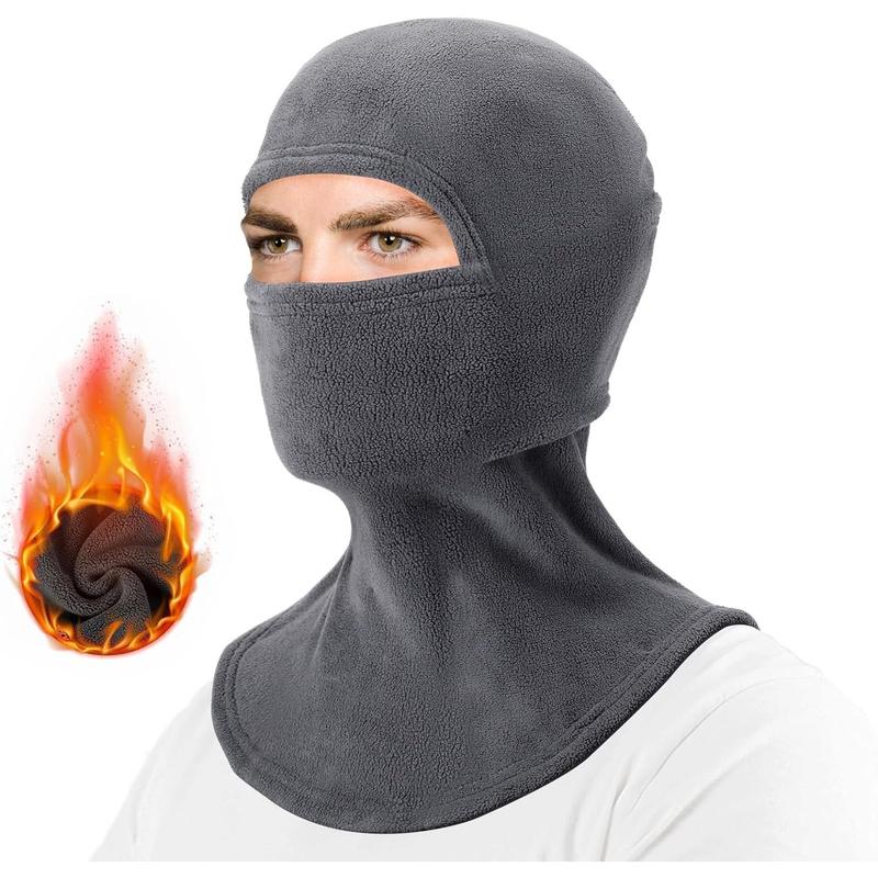 Men's cold weather balaclava, ski mask, windproof warm winter scarf mask, women's cycling neck warmer hood