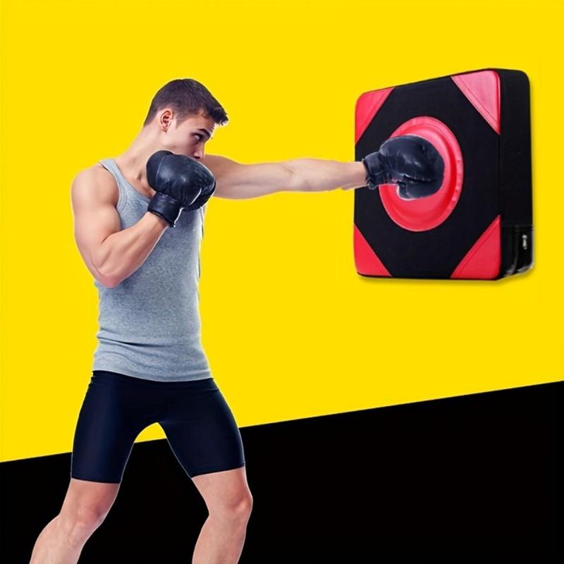 Wall Mounted Boxing Punching Bag, Portable PU Leather Home and Gym Punching Pad, Training Boxing Pad, Boxing & Martial Arts