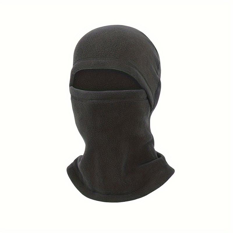 Polar Fleece Balaclava Face Mask - Soft, Warm, Windproof, Coldproof, Multifunctional, Casual, Monochrome, Hooded Neck Gaiter for Autumn and Winter Riding, Head Cover with Ultimate Protection