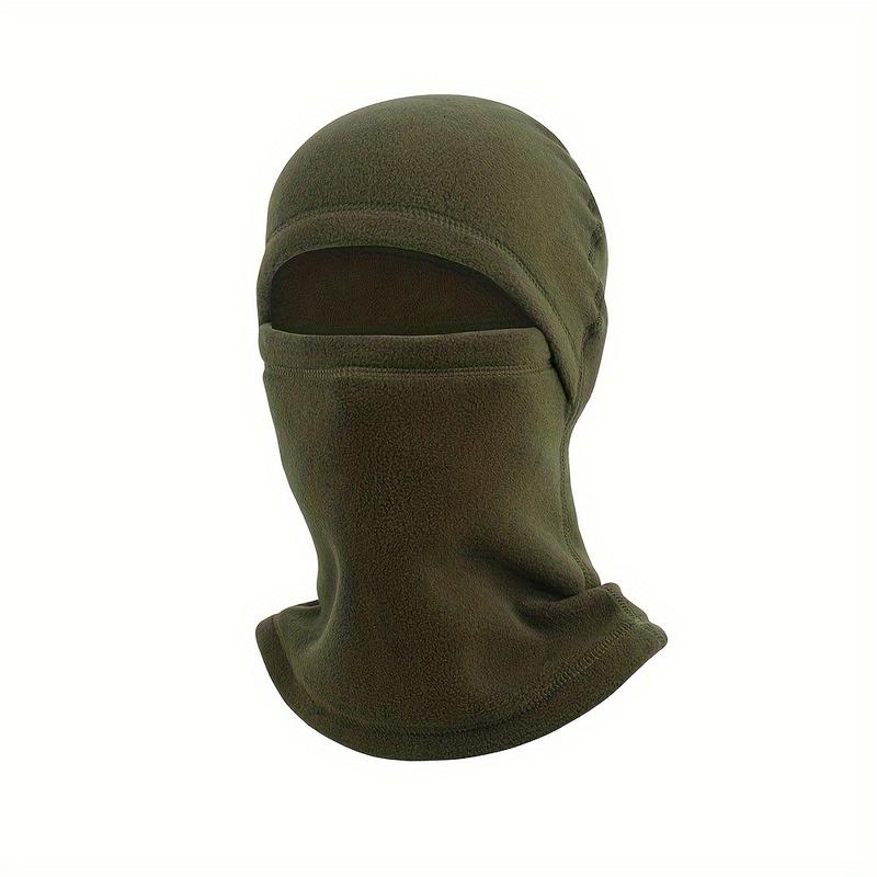 Polar Fleece Balaclava Face Mask - Soft, Warm, Windproof, Coldproof, Multifunctional, Casual, Monochrome, Hooded Neck Gaiter for Autumn and Winter Riding, Head Cover with Ultimate Protection