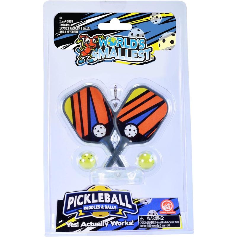 World's Smallest Pickleball Paddles & Balls