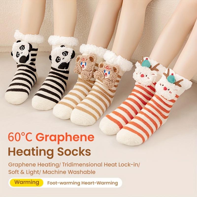 Heated Socks, Heated Socks for Women Men, 1800mAh Rechargeable Electric Heated Socks Up to 4 Hours, Washable Winter Warm Socks for Outdoors Work Fishing Hunting Skiing Cycling Hiking Camping