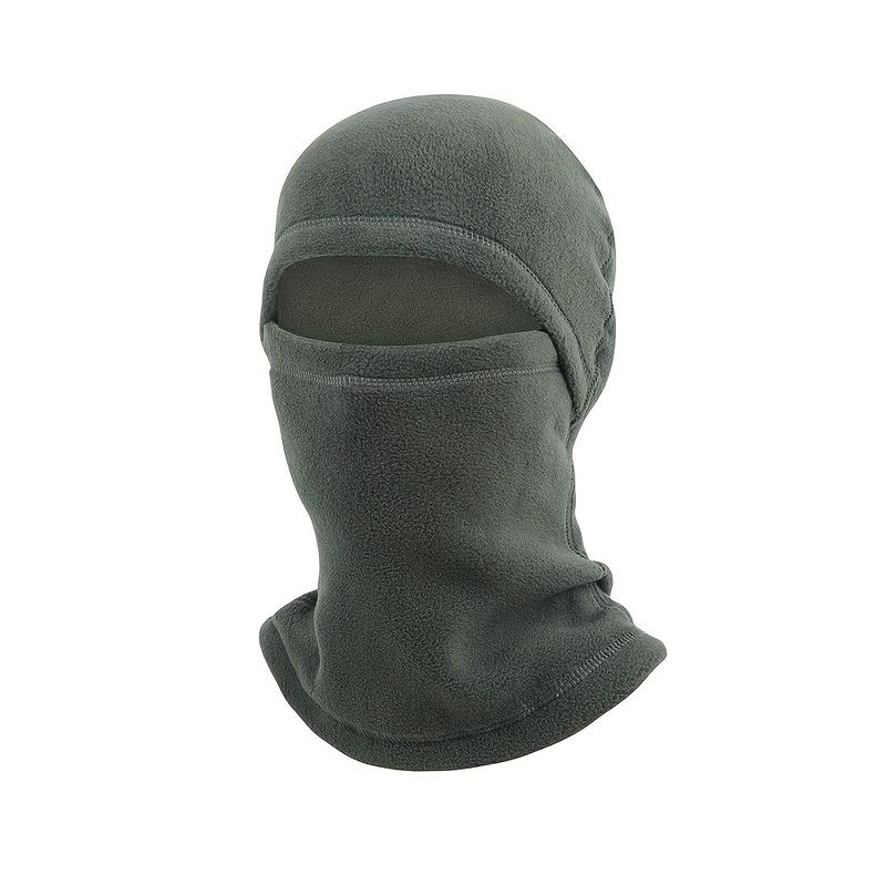 Polar Fleece Balaclava Face Mask - Soft, Warm, Windproof, Coldproof, Multifunctional, Casual, Monochrome, Hooded Neck Gaiter for Autumn and Winter Riding, Head Cover with Ultimate Protection