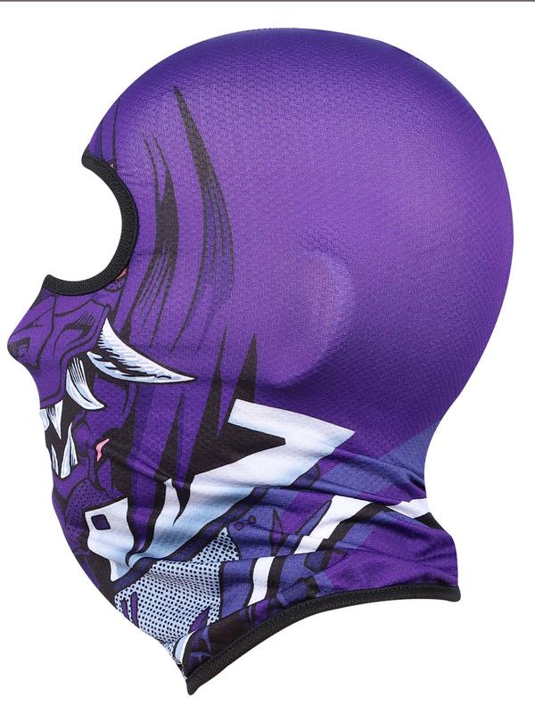 Unisex's Cartoon Print Full Face Mask, Breathable Sun Protection Cycling Face Mask, Sports & Outdoor Hat for Men & Women