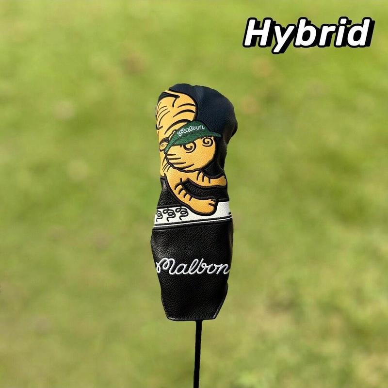 Cartoon Tiger Pattern Golf Club Head Cover, Multi-use Golf Club Protective Cover for Golf Enthusiasts, Golf Accessories