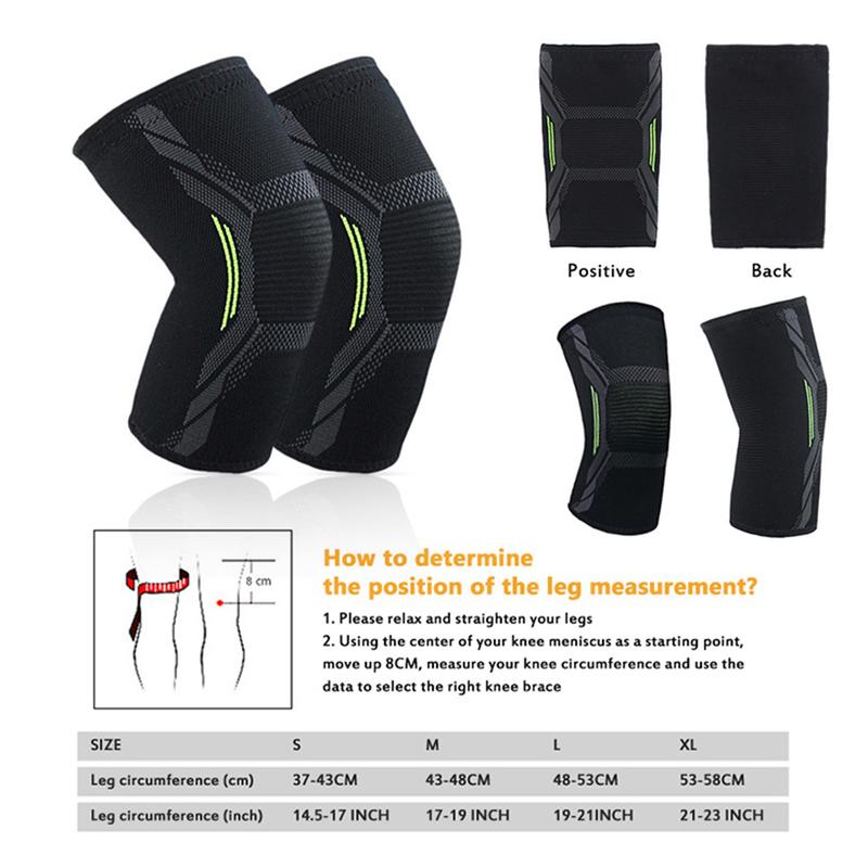 Knee Compression Sleeves, Sport Cycling Fitness Protectors Knee Support, Breathable Knee Pad Sleeve, Knee Support Braces