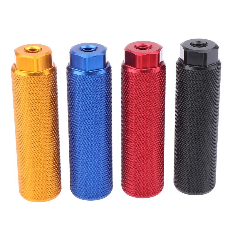 1pcs Alloy Foot Stunt Peg For BMX Bike Fit 3 8 Inch Axles Bike Pegs Anti Skid Lead Foot Rest Pegs Bicycle Accessories