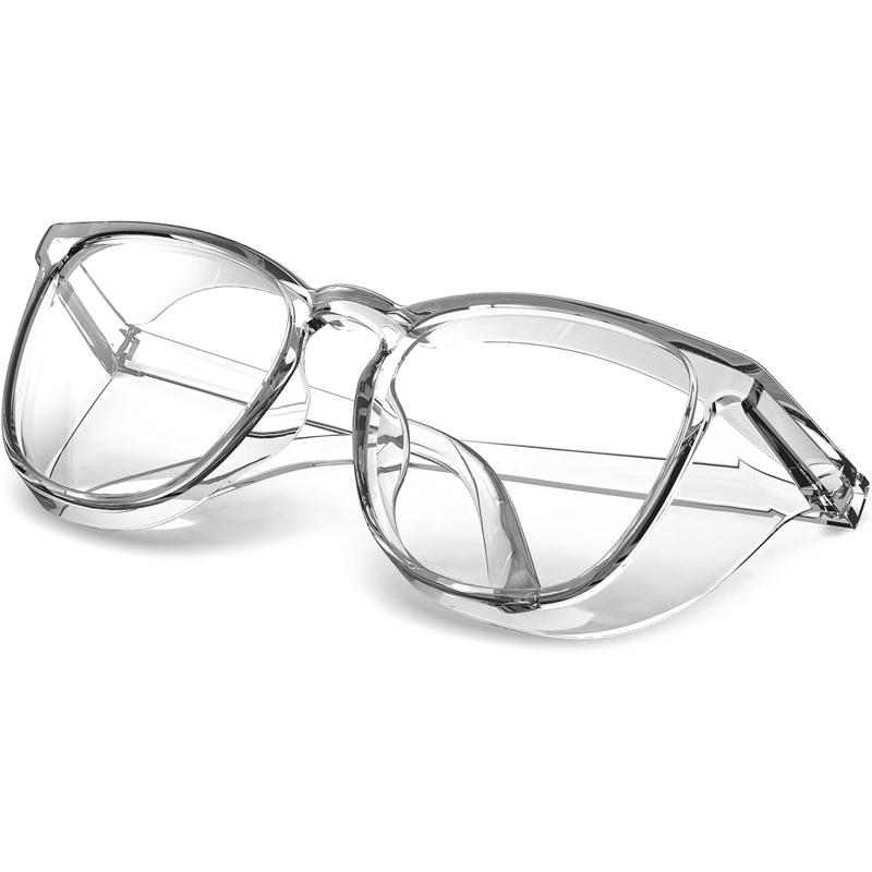 Safety Glasses, Stylish Goggles With No Fog Lense, Alternatives To Regular Protective Eyewear For Lab and Nursing.