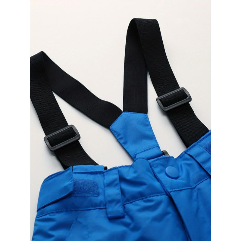 forbidden sweatpants  Solid Color Suspenders Ski Suit Girls Children's Clothing Winter Sports Skiing