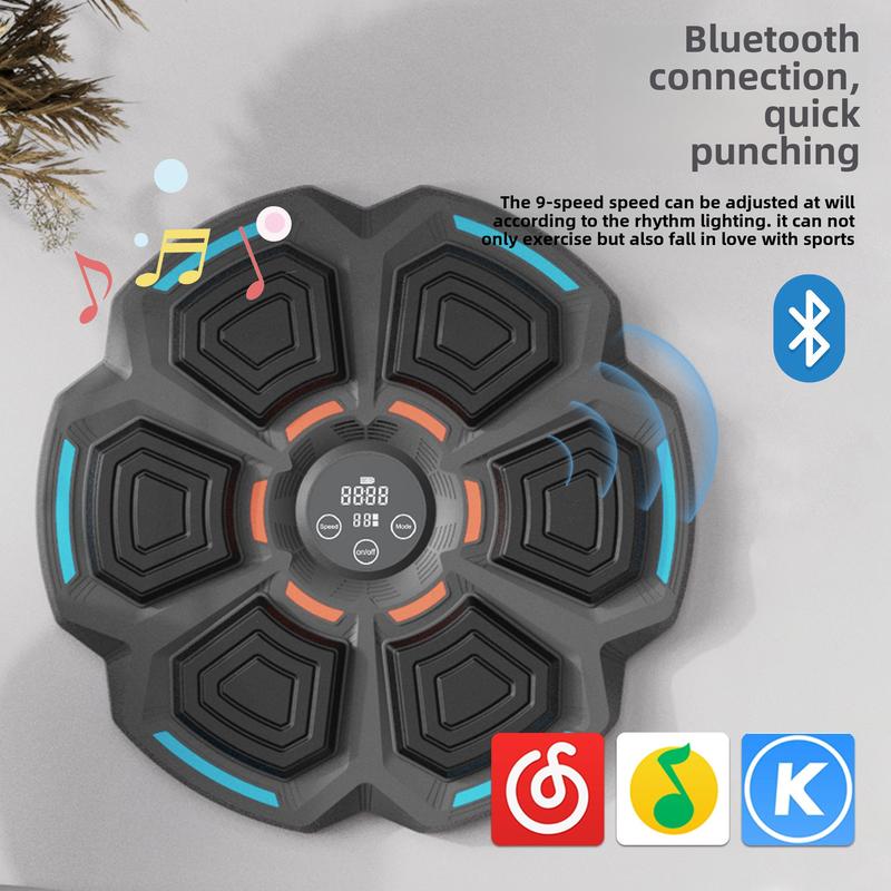 Cross-Border Music Boxing Machine Music Boxing Wall Target Children's Boxing Machine Reaction Trainer Boxing Target Bluetooth Music