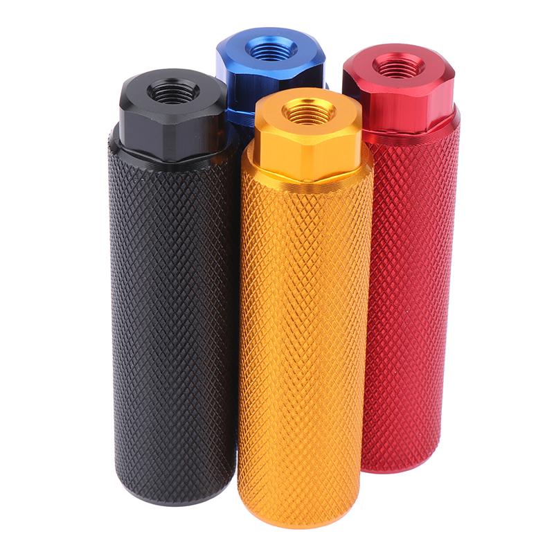 1pcs Alloy Foot Stunt Peg For BMX Bike Fit 3 8 Inch Axles Bike Pegs Anti Skid Lead Foot Rest Pegs Bicycle Accessories