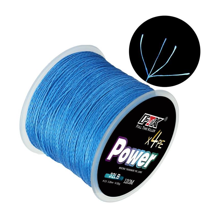 120m Fishing Line, 1 Roll PE Braided Fishing Line, Strong Braid Line, Fishing Tackle For Saltwater and Freshwater, Fishing Accessories, Flyfishing, Solocamping